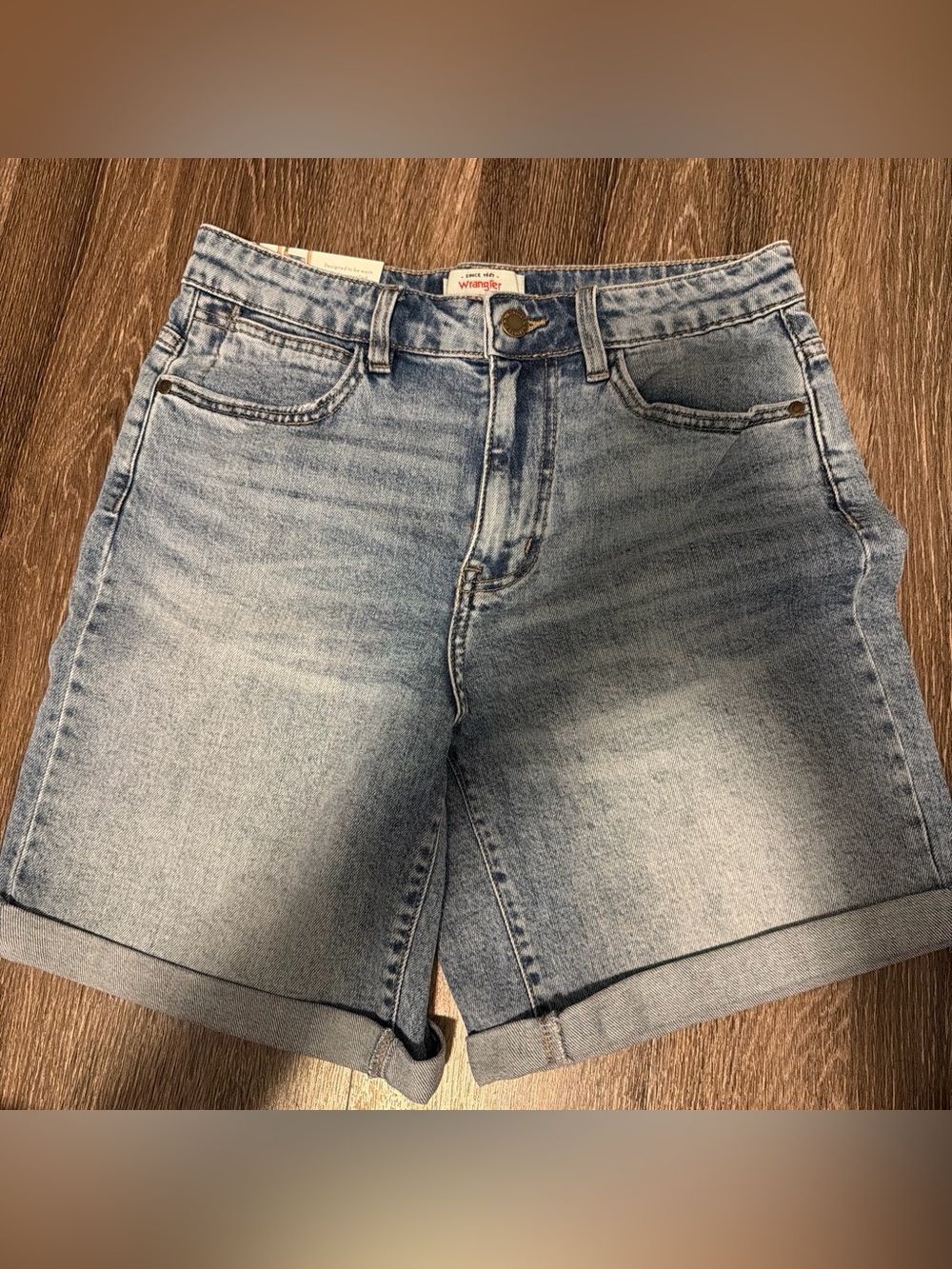 Wrangler Light Blue Denim Women's Shorts